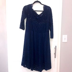 Off the shoulders cocktail dress